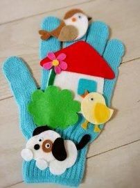 かわいいかくれんぼ♪ - amicoの手袋シアター