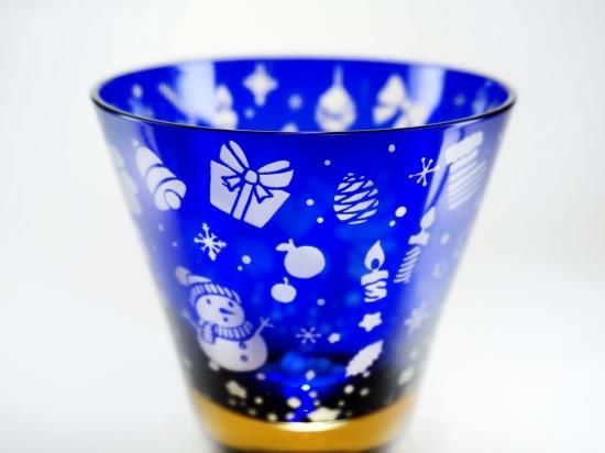 聖夜の贈り物 Xmas Blue Crafterior クラフテリア 硝子工芸店 聖夜の贈り物 Xmas Blue Crafterior クラフテリア 硝子工芸店