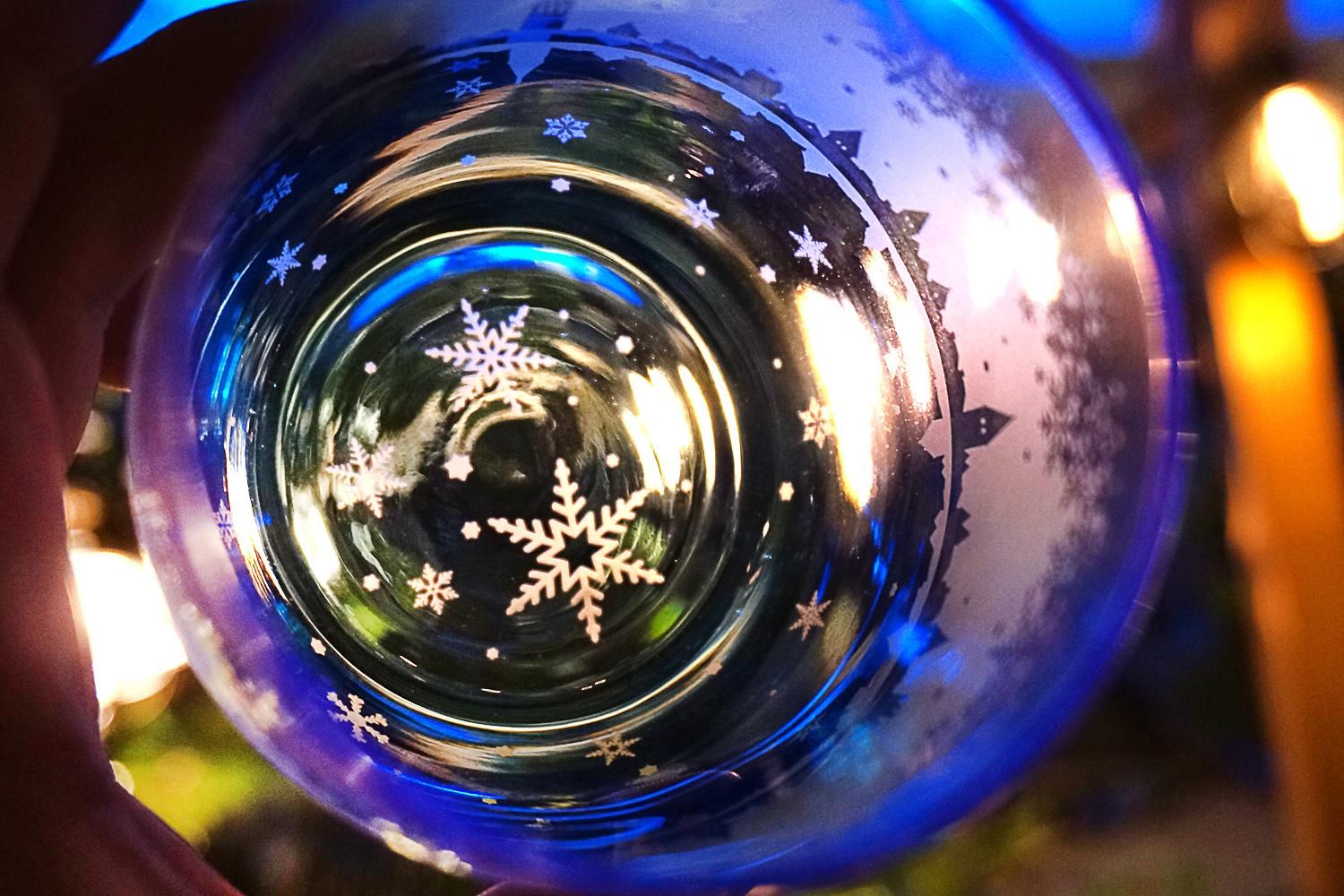 雪星街【WistariaSky】| 丸っこい形のロックグラス | クリスマス