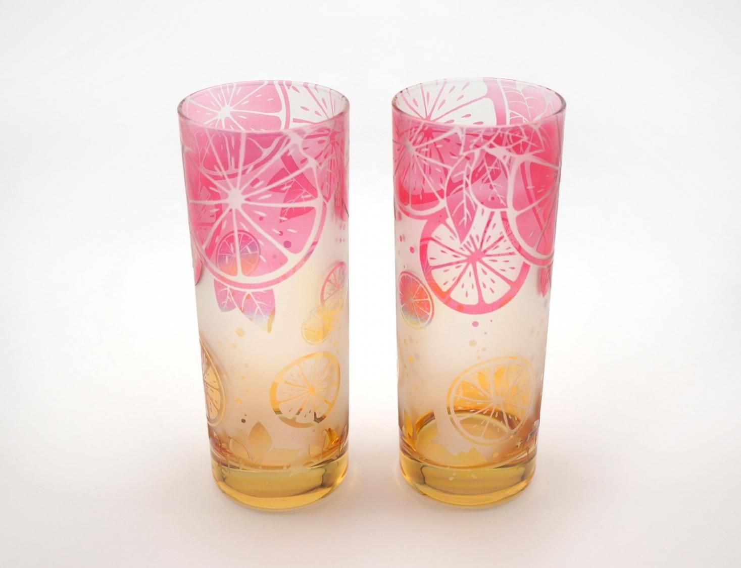 レモネグレープタンブラー | Sunset - crafterior / クラフテリア 硝子