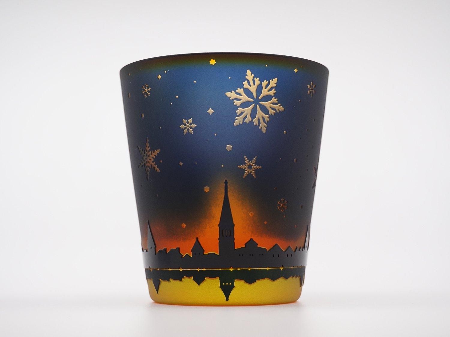 雪星街 | SunsetBlue - crafterior / クラフテリア 硝子工芸店