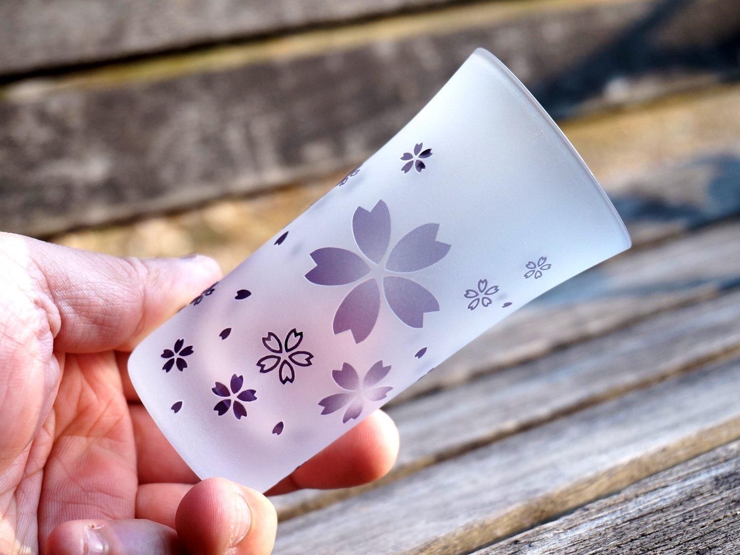 迎春の梅桜【紫苑】 - crafterior / クラフテリア 硝子工芸店