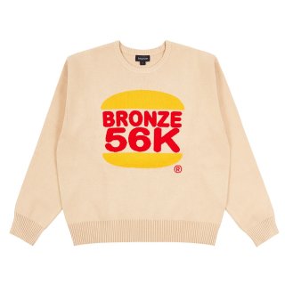 Bronze 56K Burger Sweater - Taupe