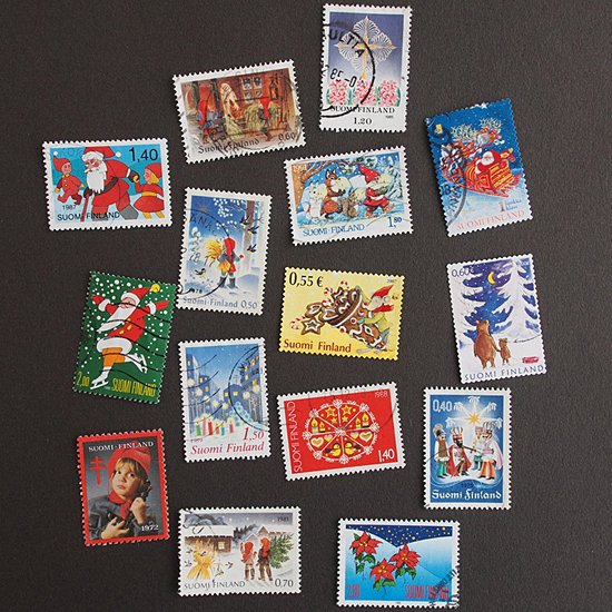 フィンランドの古切手 D/クリスマス切手15枚 - 北欧雑貨・北欧食器と 