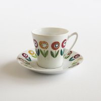 Upsala Ekeby/Karlskrona Bellis コーヒーカップ＆ソーサー
