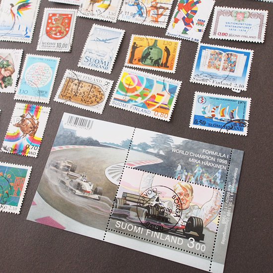 フィンランドの古切手 F/いろいろな切手50枚　 - 北欧雑貨・北欧食器とハンドメイドのお店 【Tomas】