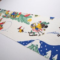 Moomin/ムーミン ヴィンテージファブリック/クリスマス 端切れ B
