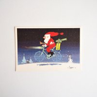 フィンランドから届いたクリスマスポストカード/Osmo Omenamaki A