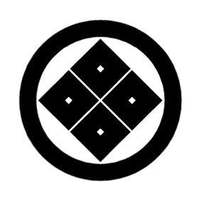 丸に隅立て四つ目結 天空商店