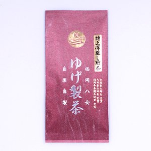 深蒸し煎茶・特上 赤 100g - 八女茶通販｜八女茶生産-減農薬製造-販売