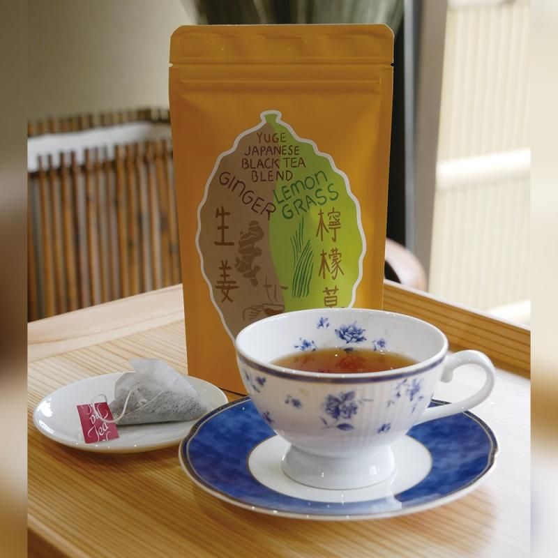 和紅茶ブレンド「レモングラスと生姜」大袋 3g 10包 - 八女茶