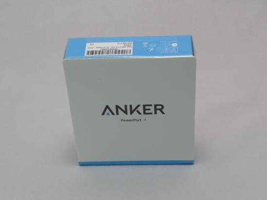 スマートフォン/携帯電話急速充電器 Anker PowerPort 4 USB急速充電器 40W4ポート