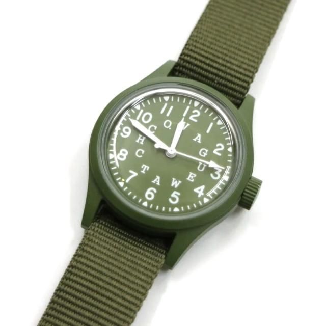 【Vague Watch Co.】 GD-L-001 GRN Daub (Olive) / ヴァーグウォッチ グリーンドーブ (オリーブ)