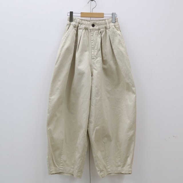 【HARVESTY】 A11709 Circus Pants (Ivory) / ハーベスティー チノサーカスパンツ (アイボリー)