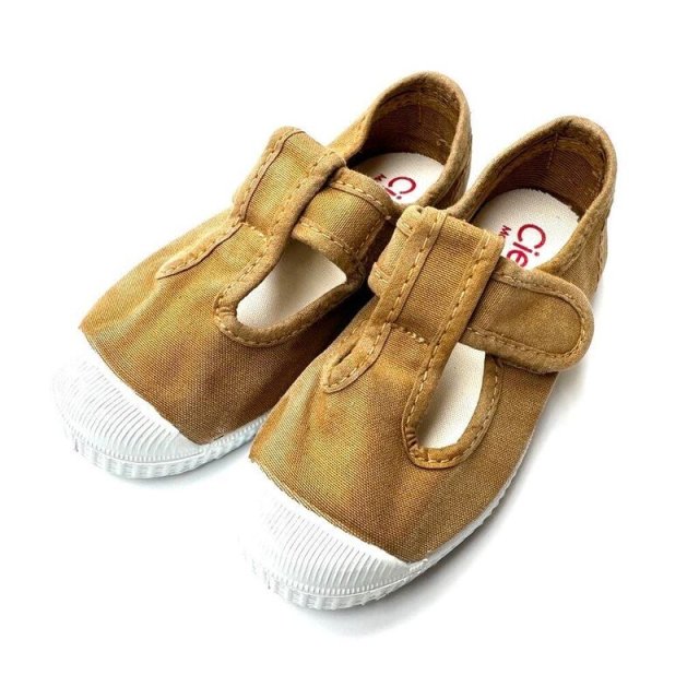 Cienta 77-777 Kids T Strap Shoes (Mustard) /  åTȥåץ塼 (ޥ)