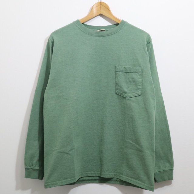 【Goodwear】 30079 L/S Pocket Tee (Green) / グッドウェア ロングスリーブポケットティー (グリーン)
