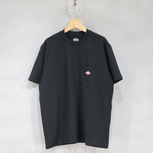 【DANTON】 DT-C0198TCB Pocket T-Shirt (Black) / ダントン ポケット ティーシャツ (ブラック)