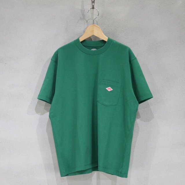 【DANTON】 DT-C0198TCB Pocket T-Shirt (Green) / ダントン ポケット ティーシャツ (グリーン)