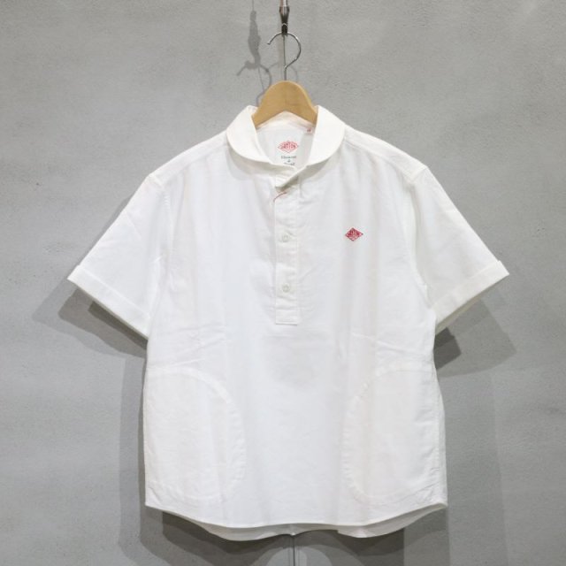 【DANTON】 JD-3564YOX Oxford Raund collar shirt (White) / ダントン オックスフォードラウンドカラーシャツ (ホワイト)