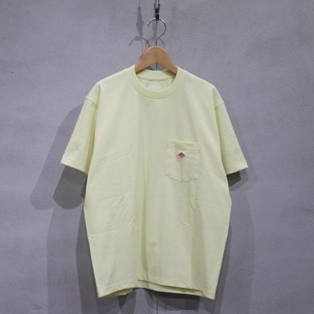 【DANTON】 DT-C0197TCB Women’s Pocket T-Shirt (Lemon) / ダントン ウィメンズ ポケット ティーシャツ (レモン)