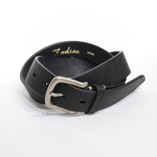 【Zodiac】 8800 Leather Belt (Black) / ゾディアック レザーベルト (ブラック)