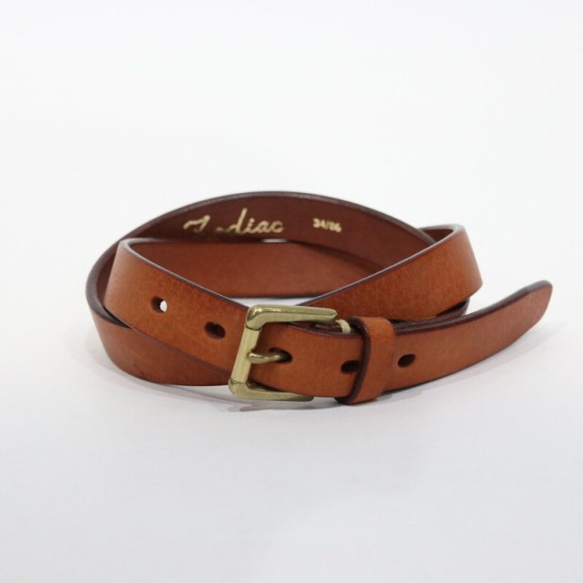【Zodiac】 8818 Leather Belt (Light Brown) / ゾディアック レザーベルト (ライトブラウン)