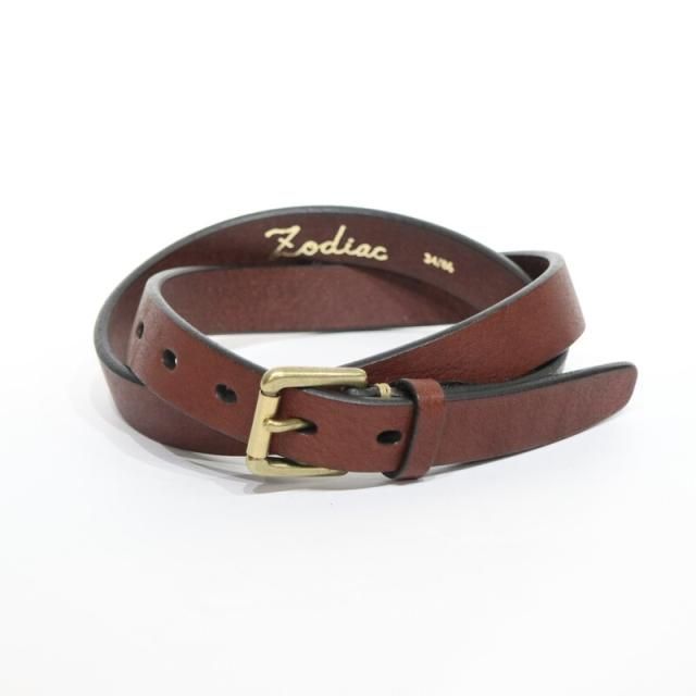 Zodiac 8818 Leather Belt (Dark Brown) / ǥå 쥶٥ (֥饦)