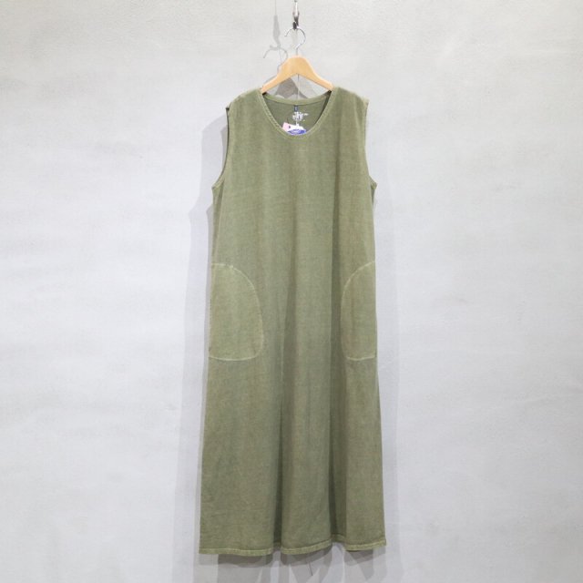 【Good On】 GOOP1905 Tent Tee Dress(Sage) /グッドオン テントティードレス(セージ)