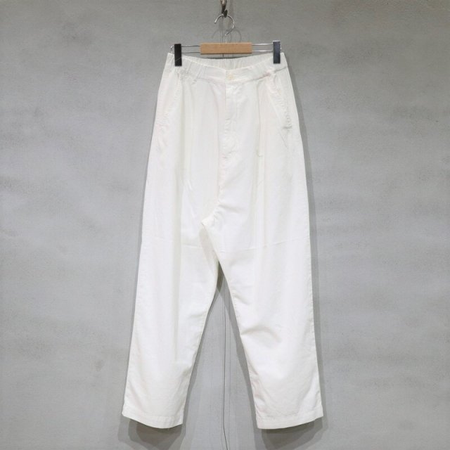 【Brocante】
20combedtwill Trousers(White)/ブロカント 20コーマツイル トラウザー(ホワイト)33-313T 31-1