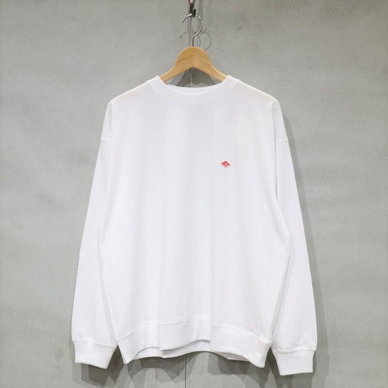 DANTON】 Men's Sweat T-Shirt (White) / ダントン メンズスウェット