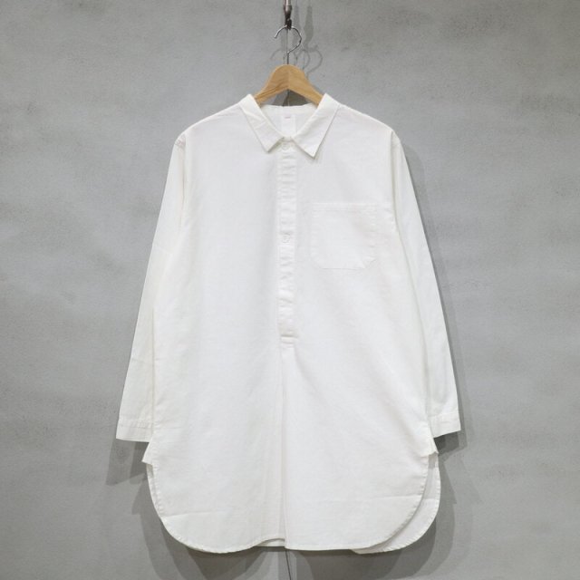 Military Swedish Granpa L/S Shirt (White) / ߥ꥿꡼ ǥ ѥ (ۥ磻) JS122YN