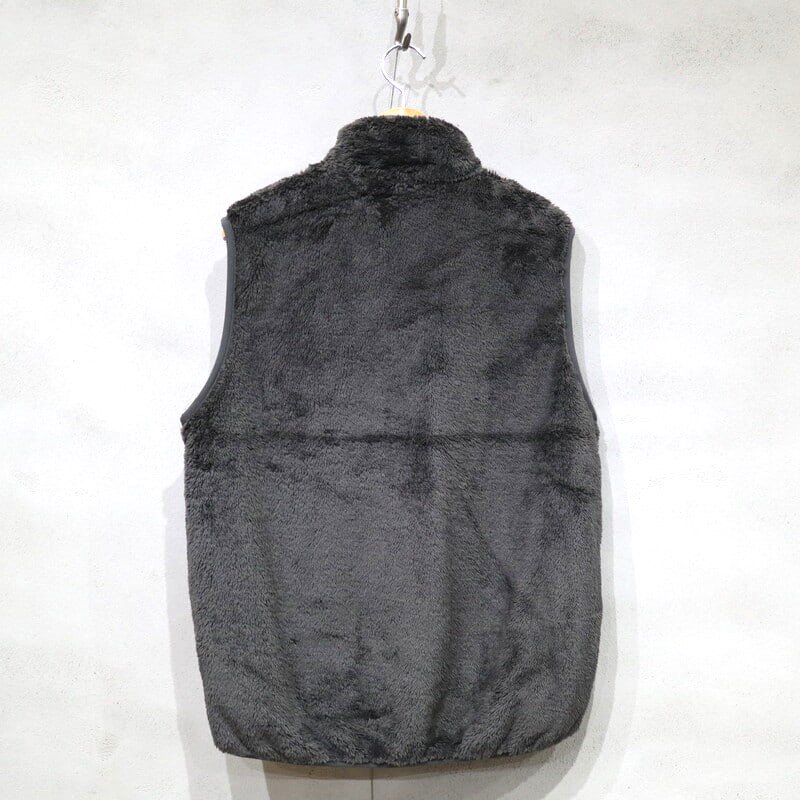 DANTON】 High Pile Zip Stand Collar Vest (Charcoal) / ダントン