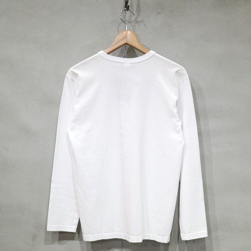 Good On】 LS HenleyNeck Tee (White) / グッドオン ロングスリーブ ...