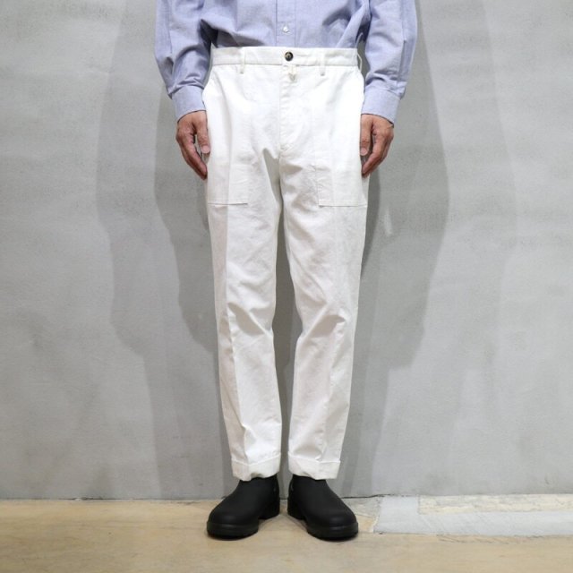 BARNSTORMER Dress Fatigue Pants (White) / С󥹥ȡޡ ɥ쥹եƥѥ (ۥ磻) 1333P