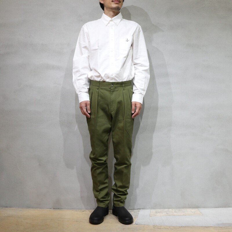 BARNSTORMER | 2P Dress Chinos (Olive)｜セレクトショップ lotusleaf 