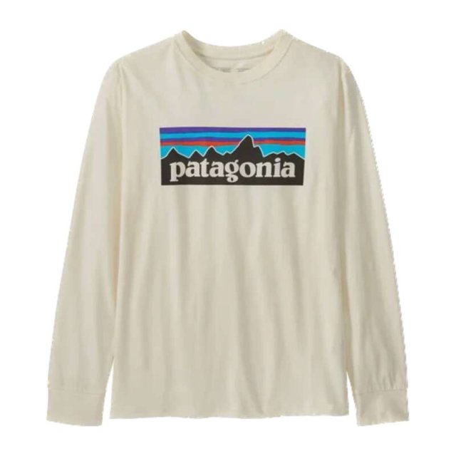 【Patagonia】 Kids L/S Regenerative Organic Certified CottonT-Shirt XS-L (Natural) / パタゴニア キッズティーシャツ