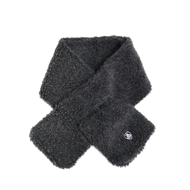 【ORCIVAL】Wool Boa Scarf (Charcoal) /  オーシバル ウール ボア マフラー (チャコール) OR-H0262 NWB