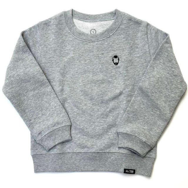 Mr.TEE GRAFIK Crew Neck Sweat Shirt 100-150cm (Grey) / ߥT 롼ͥååȥ (졼)