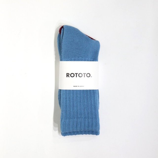 ROTOTO Loose Pile Crew Socks(Blue)/ȥ 롼ѥ륯롼å(֥롼) R1334