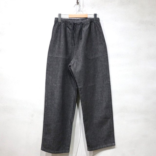 【DANTON】 Denim Easy Pants (Black Denim)(Men's)/ ダントン  デニムイージーパンツ (ブラックデニム) (メンズ) DT-E0209 YMN