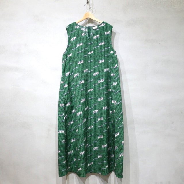 Le GlazikBatic Flare Dress (Green) / 륰饸å Хƥå ե쥢ԡ (꡼) LG-G0077 BTK