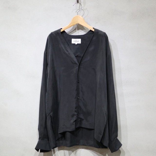 Le glazikV-neck Shirtjacket (Charcoal) / 륰饸å Vͥå ĥ㥱å (㥳) LG-B0256 CUP
