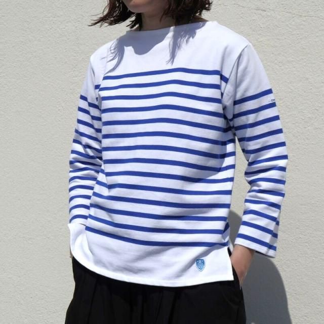 ORCIVAL Х Rachel Boat Neck P.O. åܡȥͥåץ륪С6803(White/Blue ۥ磻/֥롼)