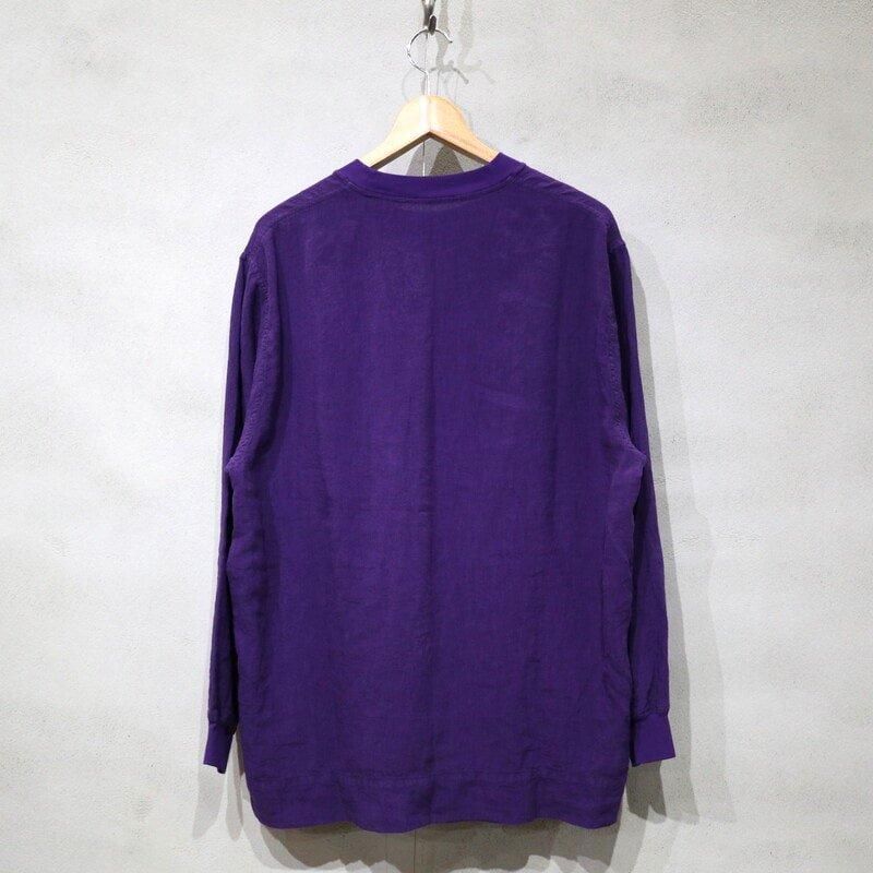 BRU NA BOINNE | リネンロンT (Purple) - DANTON,ジムフレックス