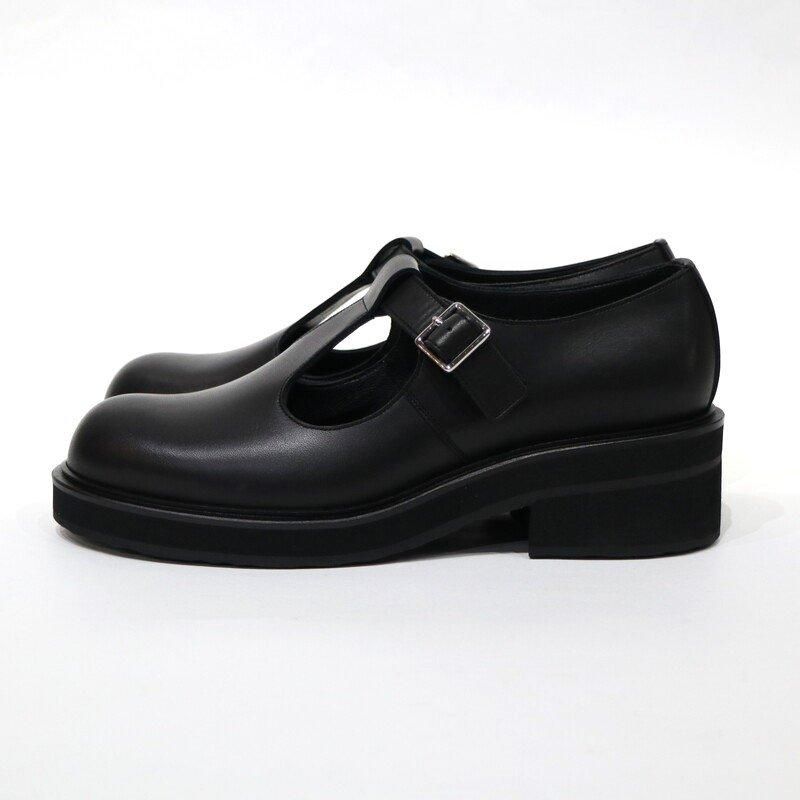 BEAUTIFUL SHOES ストラップパンプス ブラック6ハーフ BEAUTIFUL SHOES ストラップパンプス ブラック6ハーフ