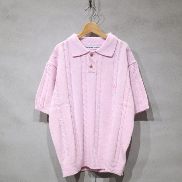 CONICHIWA bonjour ˥ϥܥ󥸥塼CABLE SS Knit Polo ֥˥åȥݥ(Pink ԥ)