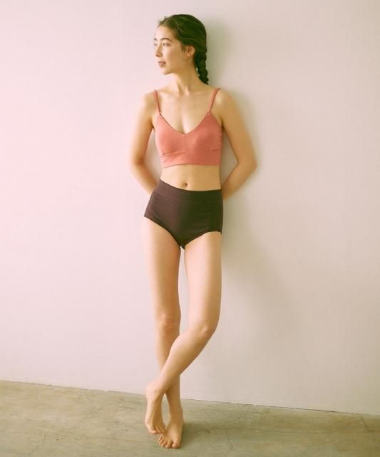 【me. ミードット】 organic cotton citoratec shorts オーガニックコットン シトラテックショーツ｜me-22211(246 plum ﾌﾟﾗﾑ)