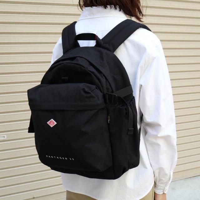 【DANTON】CORDURA CANVAS DAYPACK (Black) / ダントン コーデュラ キャンバス デイパック20(ブラック) PARTAGER 20