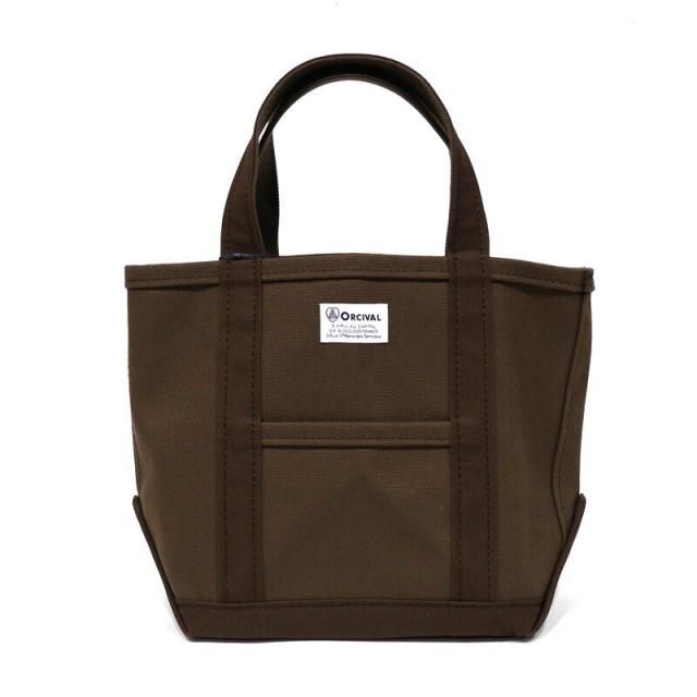 【ORCIVAL オーシバル】CANVAS TOTE キャンバストート｜OR-H0285 KWC (CHOCOLATE チョコレート) 