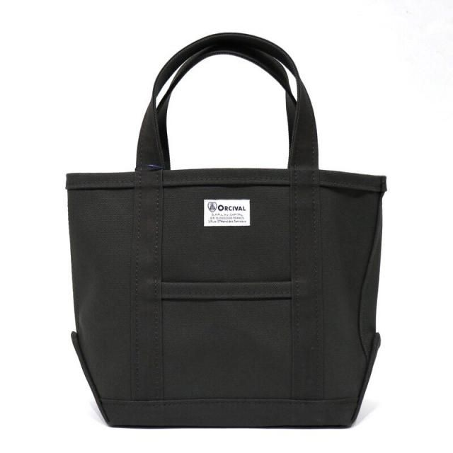 【ORCIVAL オーシバル】CANVAS TOTE キャンバストート｜OR-H0285 KWC (CHARCOAL チャコール) 